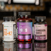 Kit Serenium - Vitamina D3+K2, Ashwandha Complex y Kuka Focus